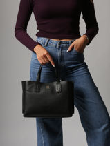 Cross Body Tas Th Distinct Polyurethaan Tommy hilfiger Zwart th distinct AW17459-vue-porte